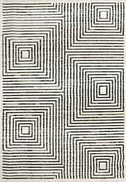 Dynamic Rugs Avery 6458190 Ivory and Charcoal